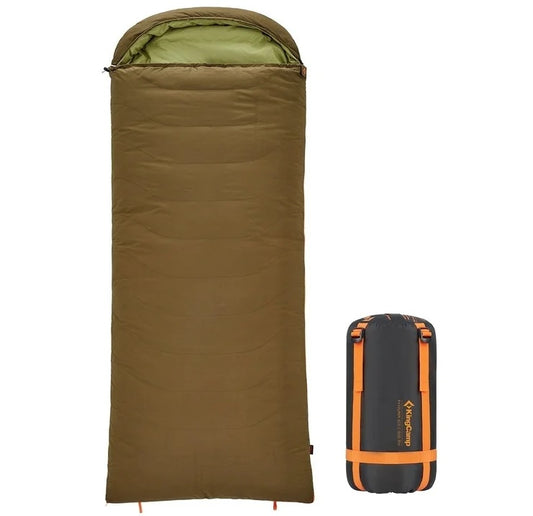 KingCamp Down Sleeping Bag for Adults, 0°F/20°F/30°F Degree, Green